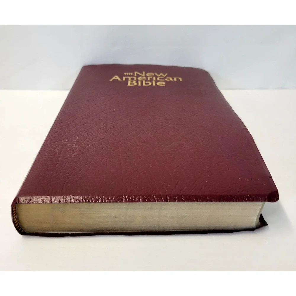 The New American Bible Revised Edition NABRE Catholic Burgundy Leatherette Cover